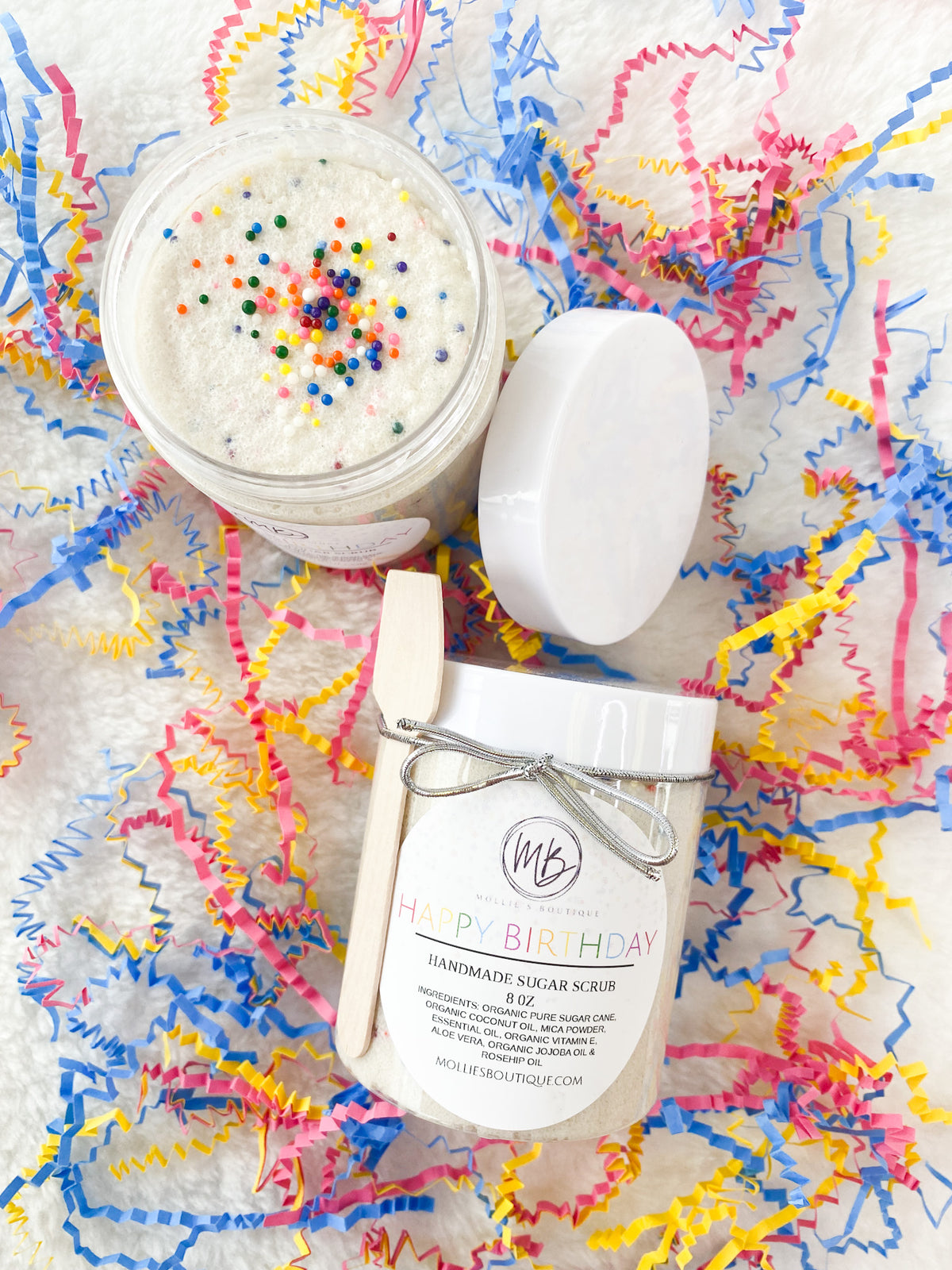 Organic Sugar Body Scrub - Happy Birthday (Birthday Cake