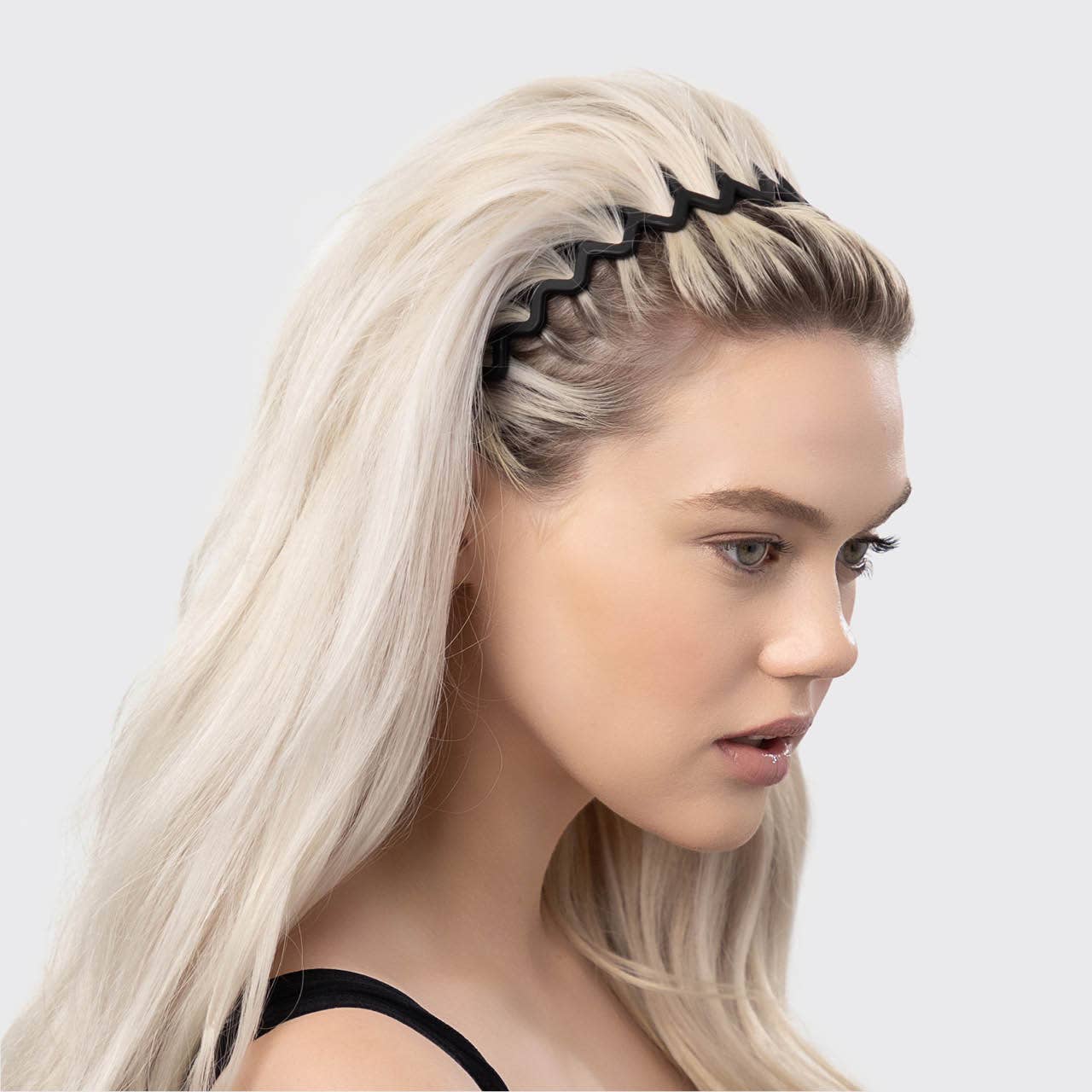 Kitsch - Zig Zag Headband 2pc - Black & Tortoise