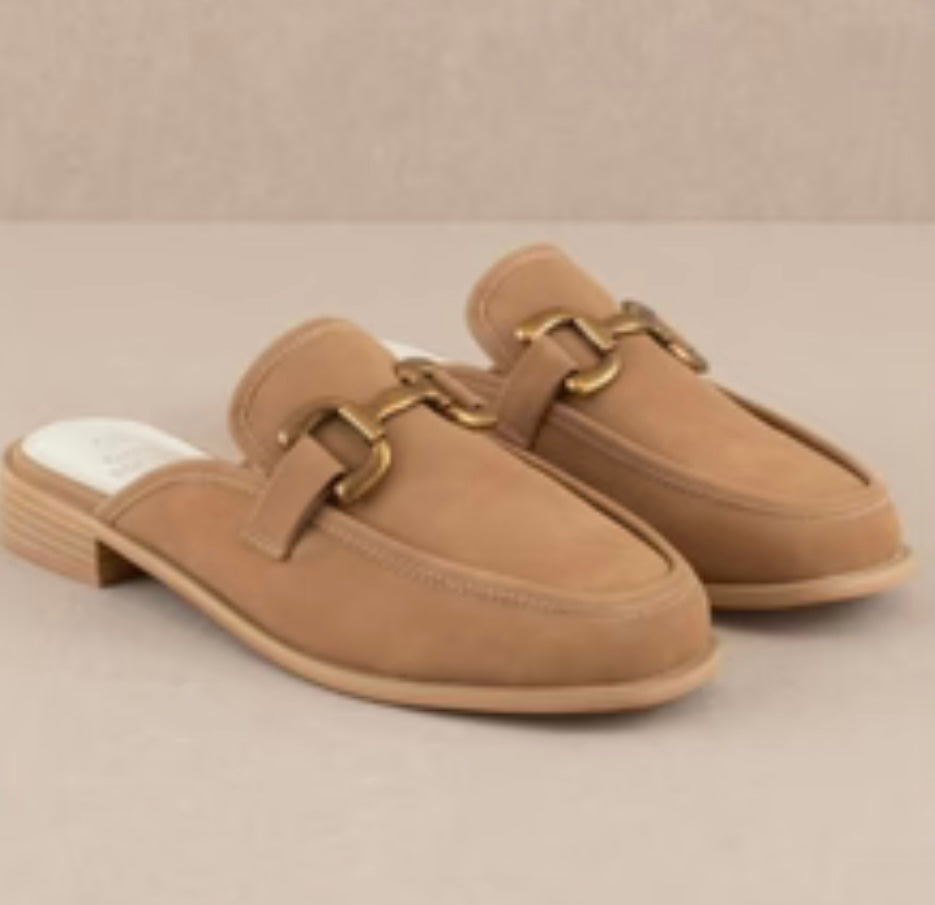 Blakely - Camel Loafer Mule