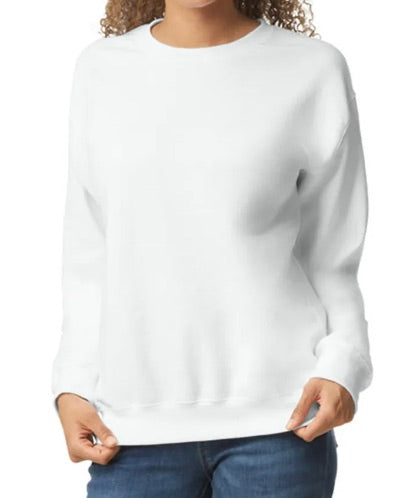 Gildan - Heavy Blend Crewneck Sweatshirt (White)