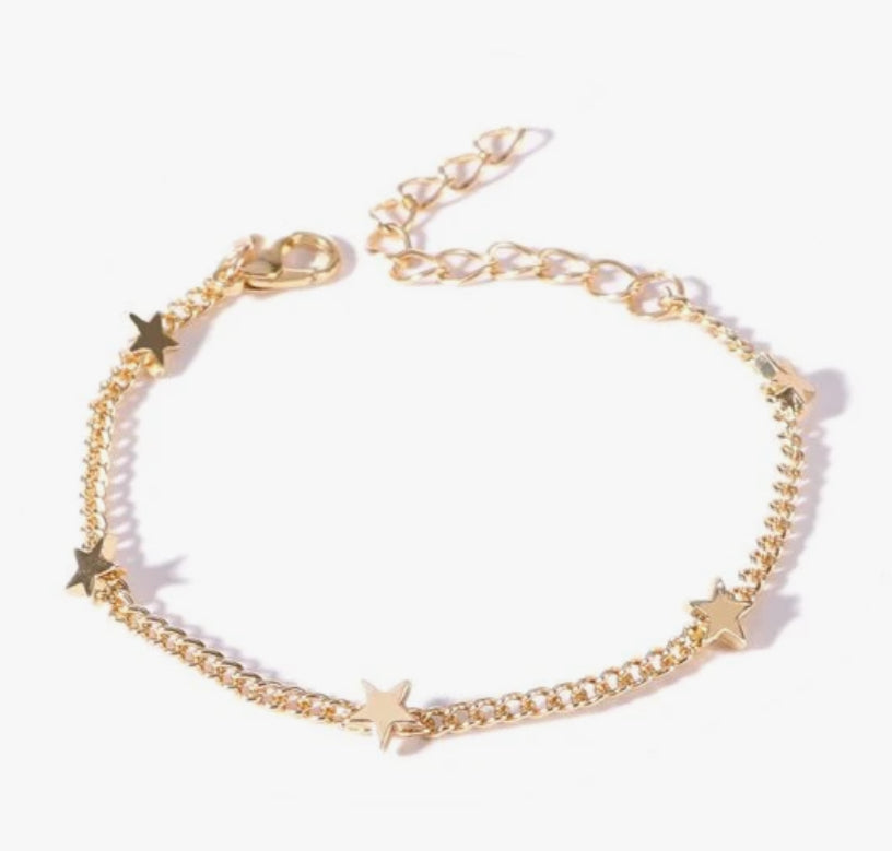 Monica - Star Charm Bracelet