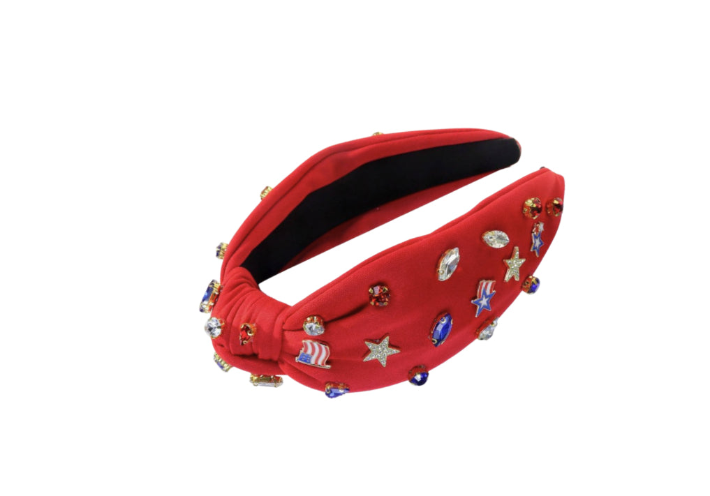 Gloria - Patriotic Headband (Red)