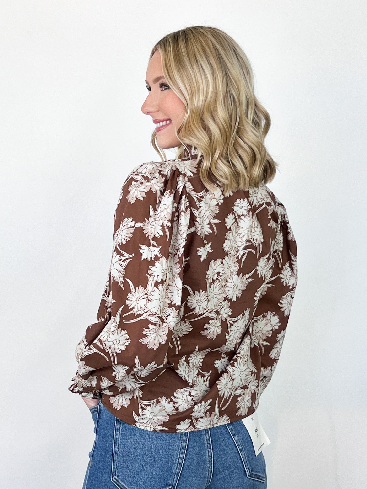 Sloane - Long Sleeve Floral Top