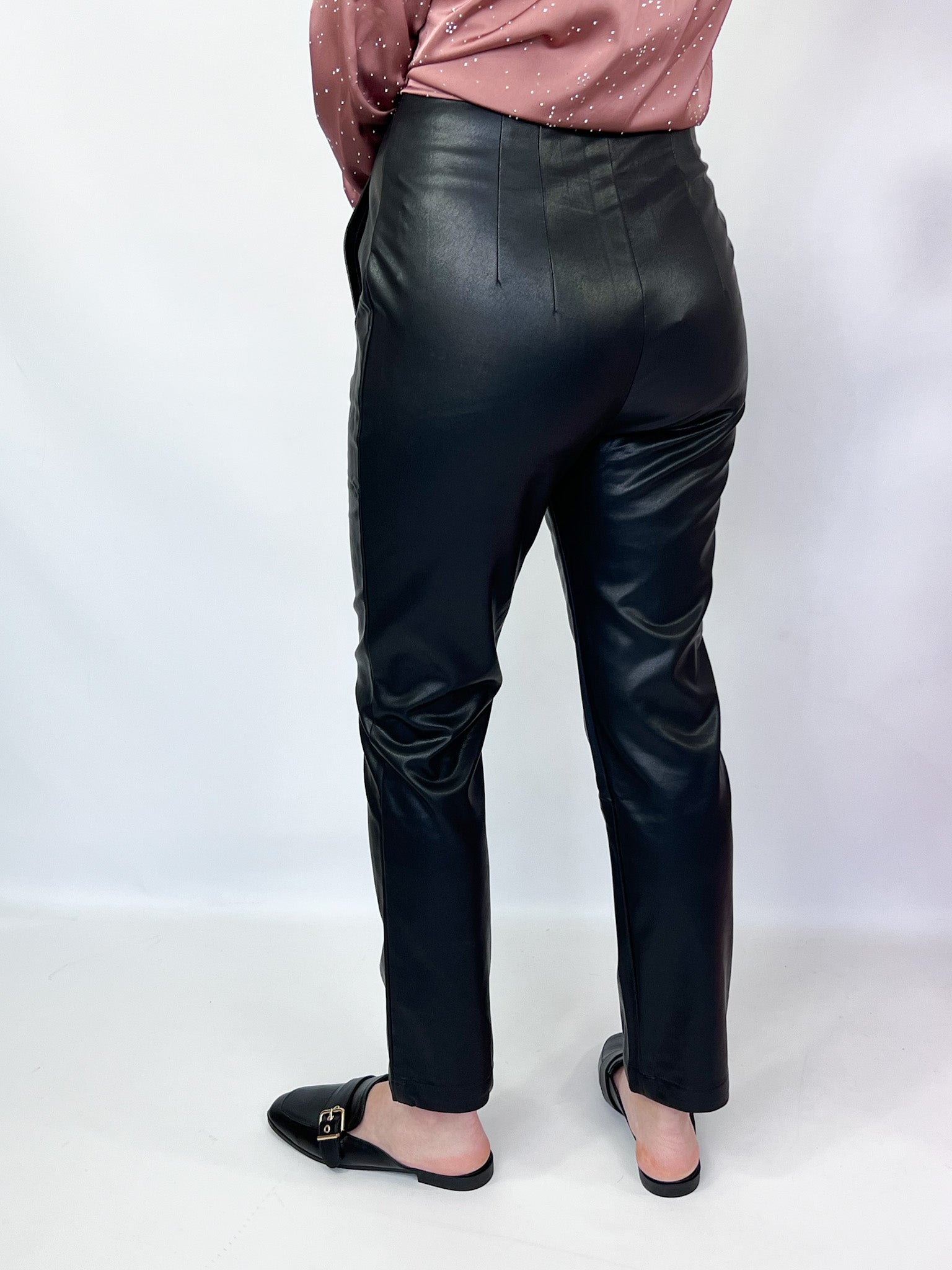 Sherri - Faux Leather Pants