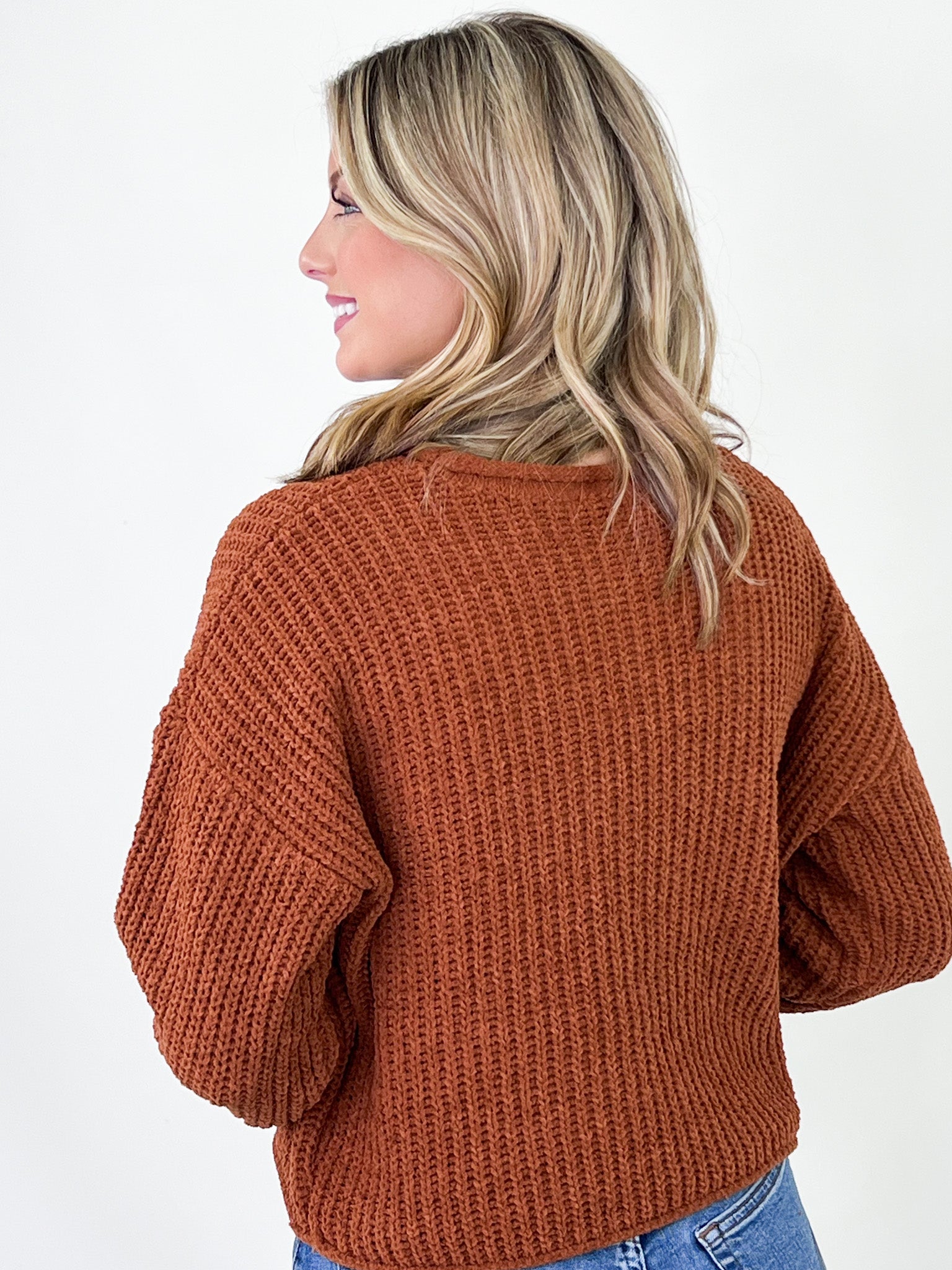 Brittney - Raw Hemmed Sweater