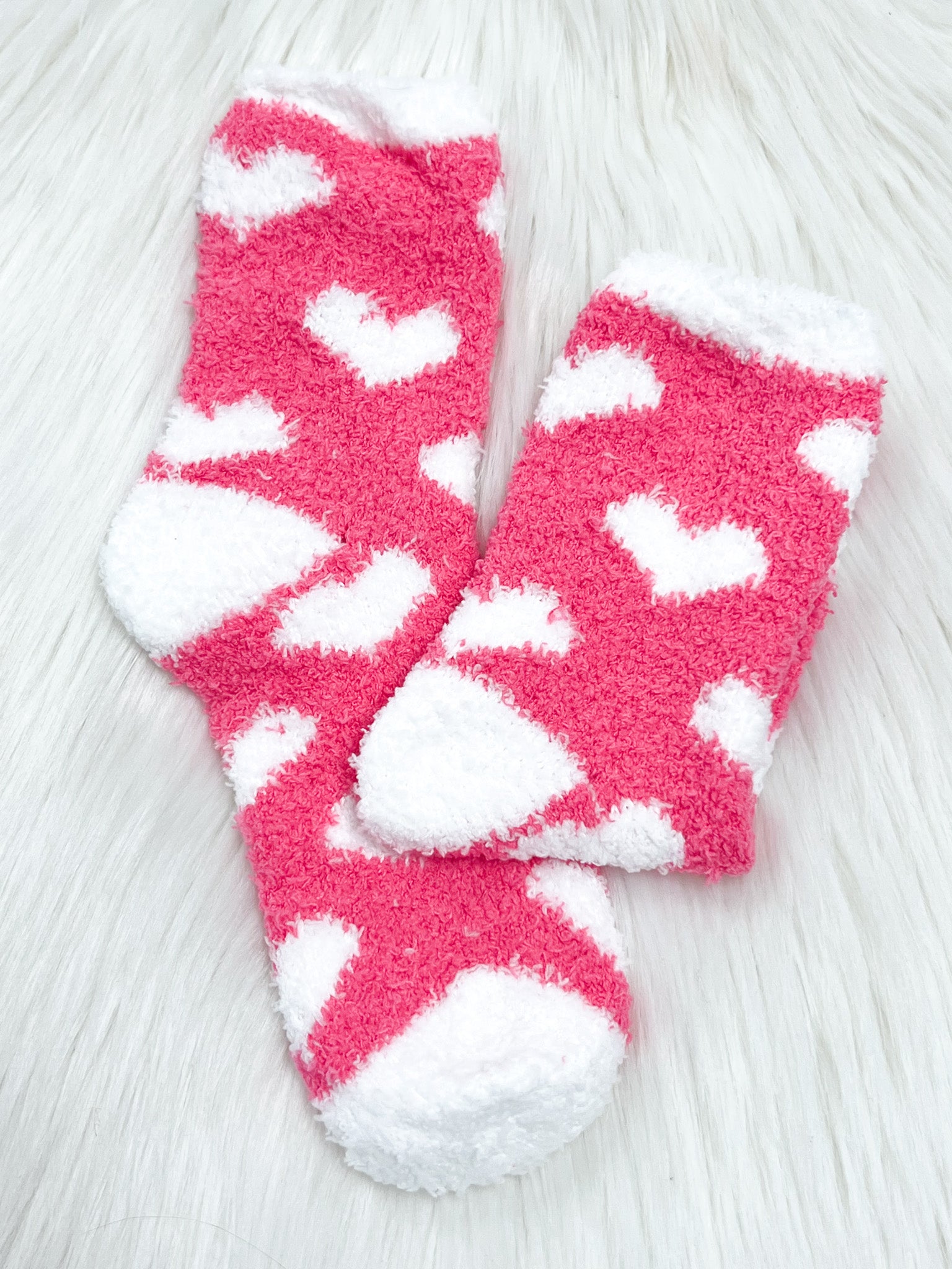 Valentine's Fuzzy Socks