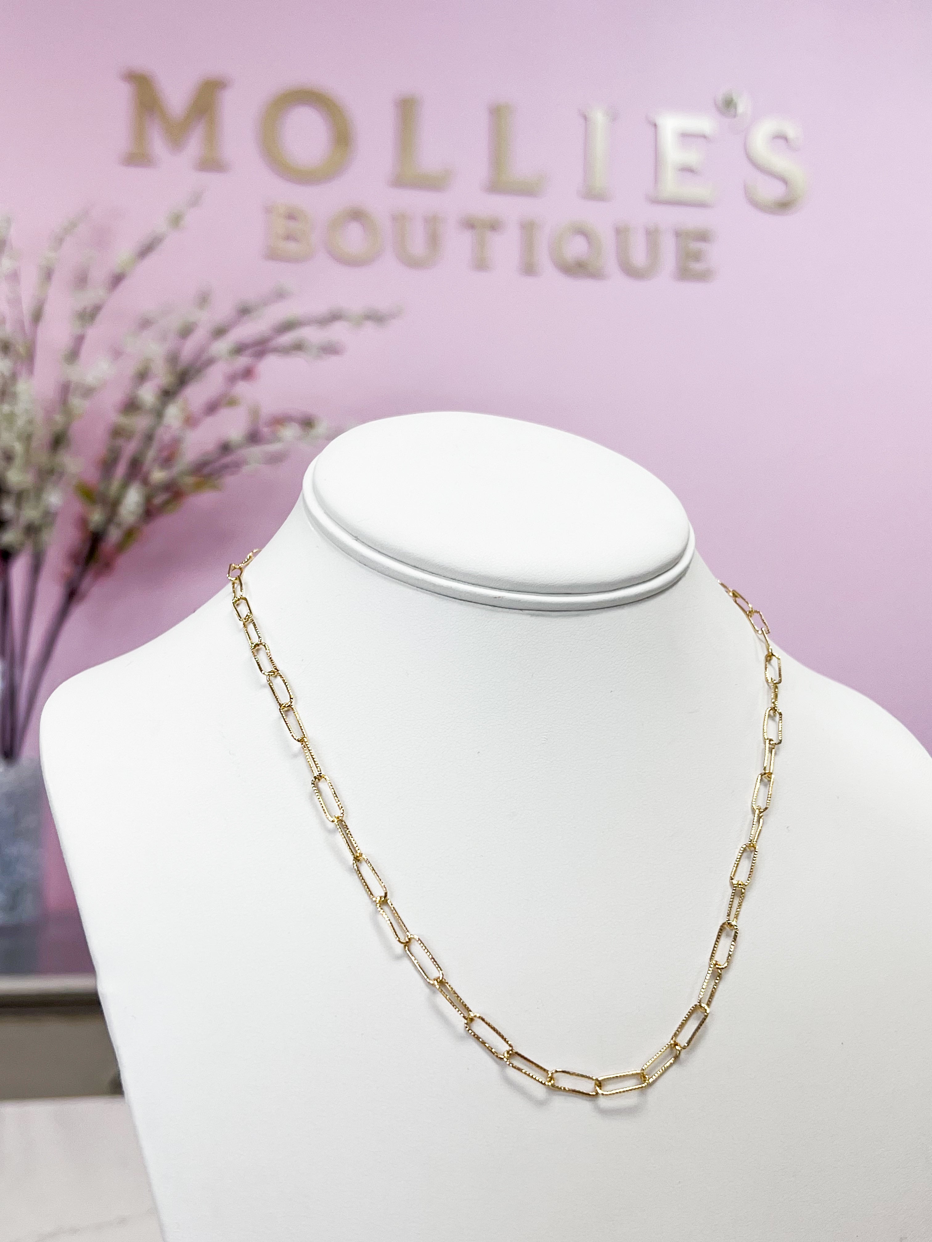 Emilee - Dainty Gold Chain Necklace