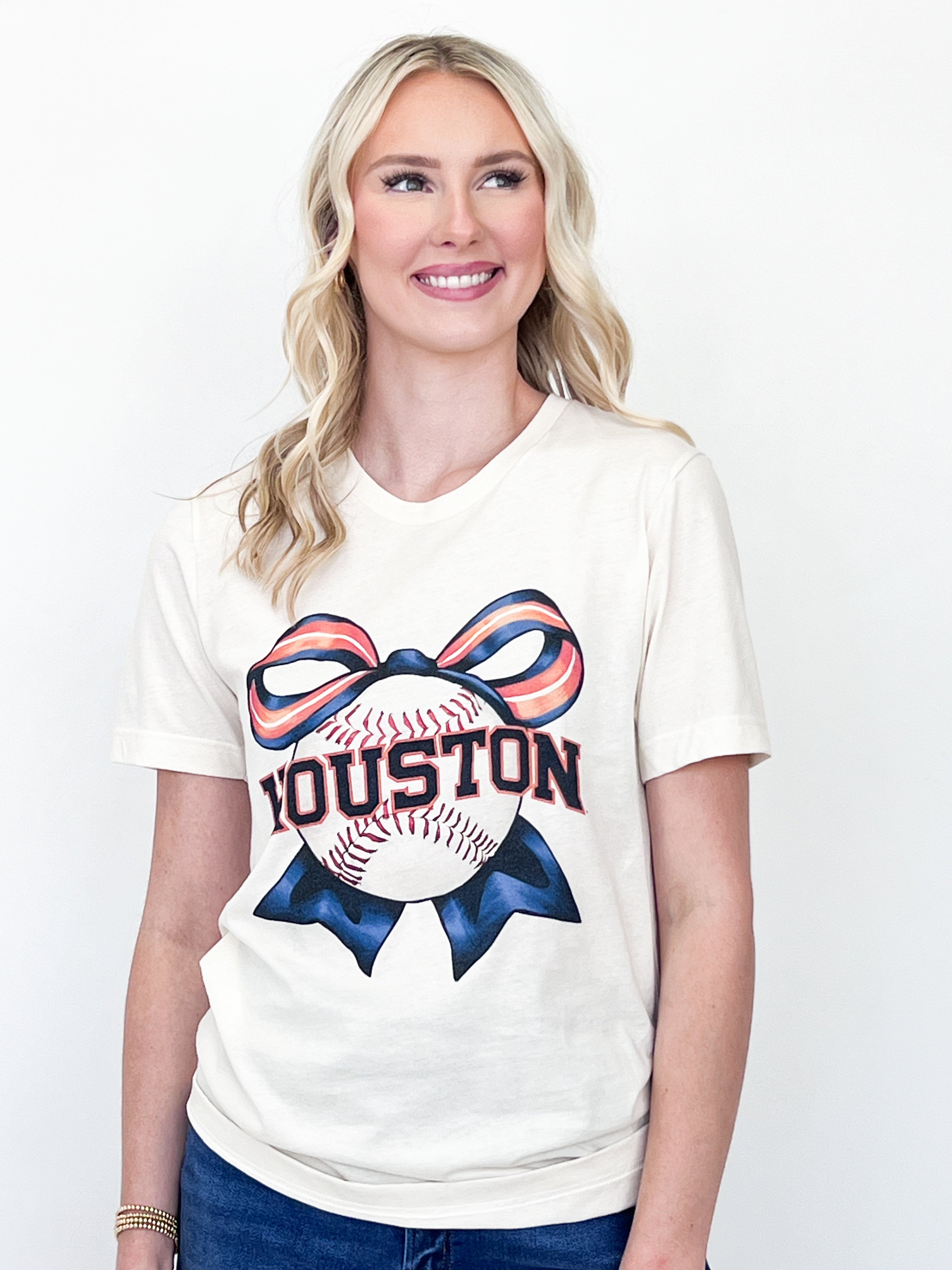 Graphic Tee - Houston Astros Bow Tee