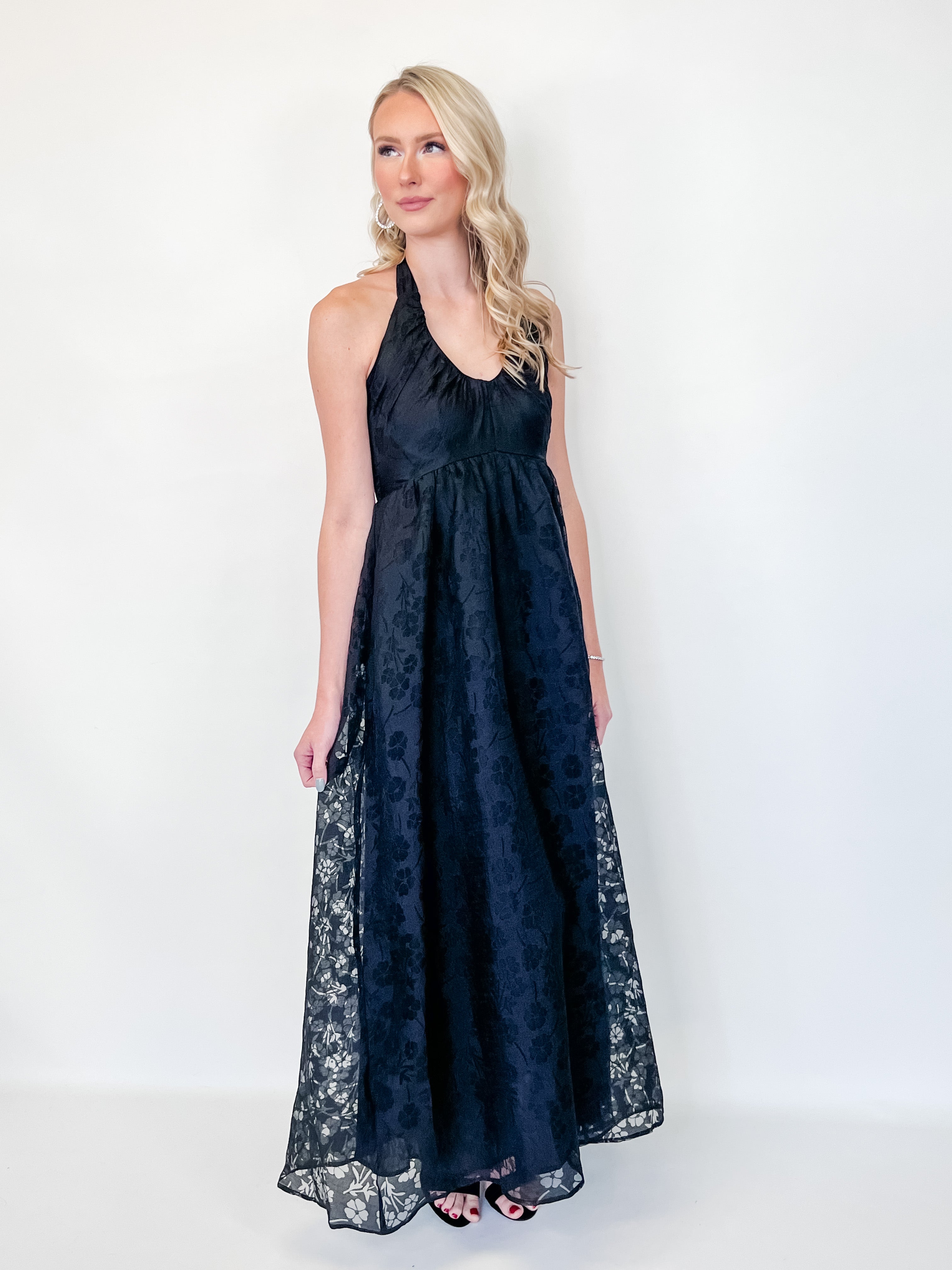 Judith - Sheer Floral Maxi Dress