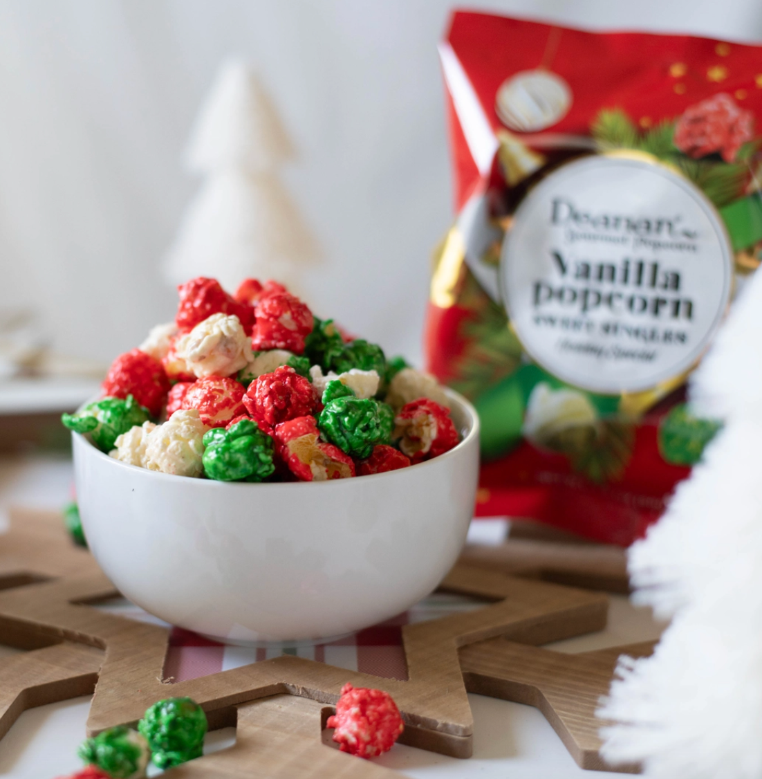 Deanan Gourmet Popcorn - Vanilla (Christmas)