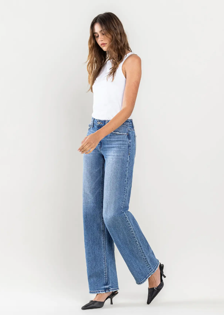 Ashton - High Rise Wide Leg Denim