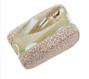 Leopard Travel Cosmetic Case