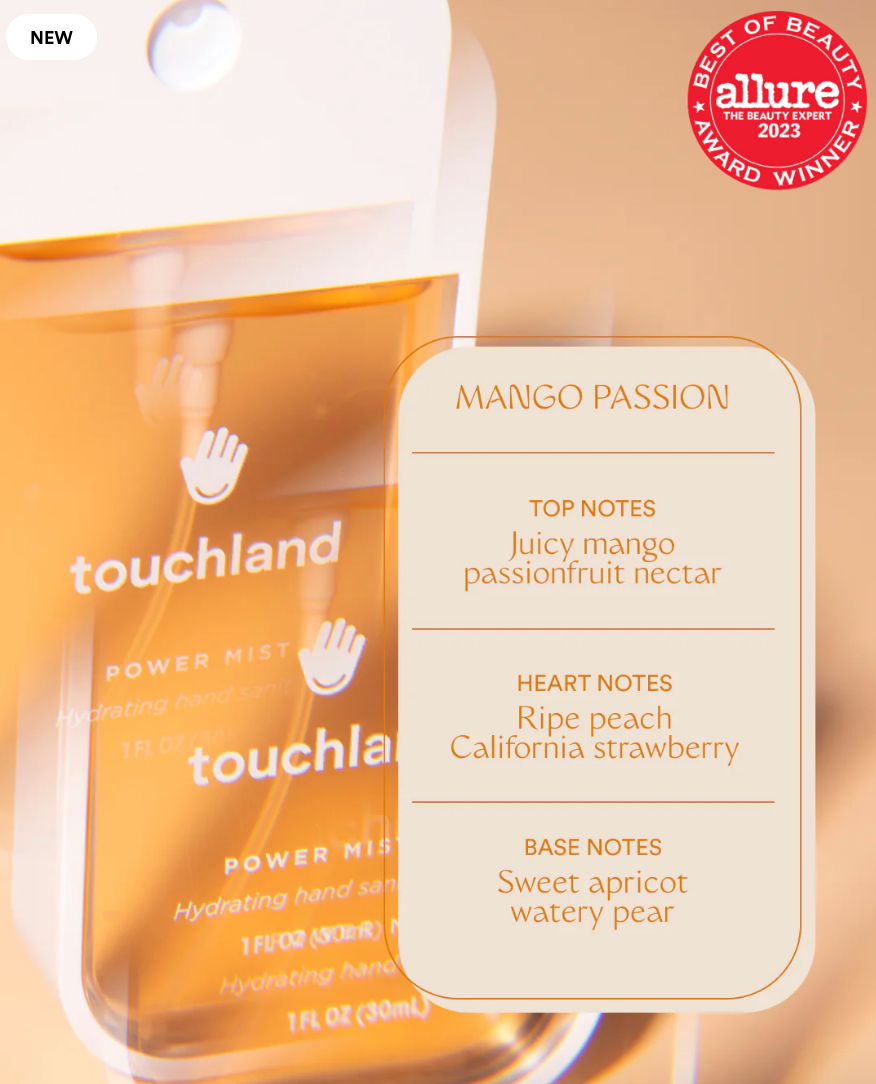 Touchland Hand Sanitizer - Mango Passion