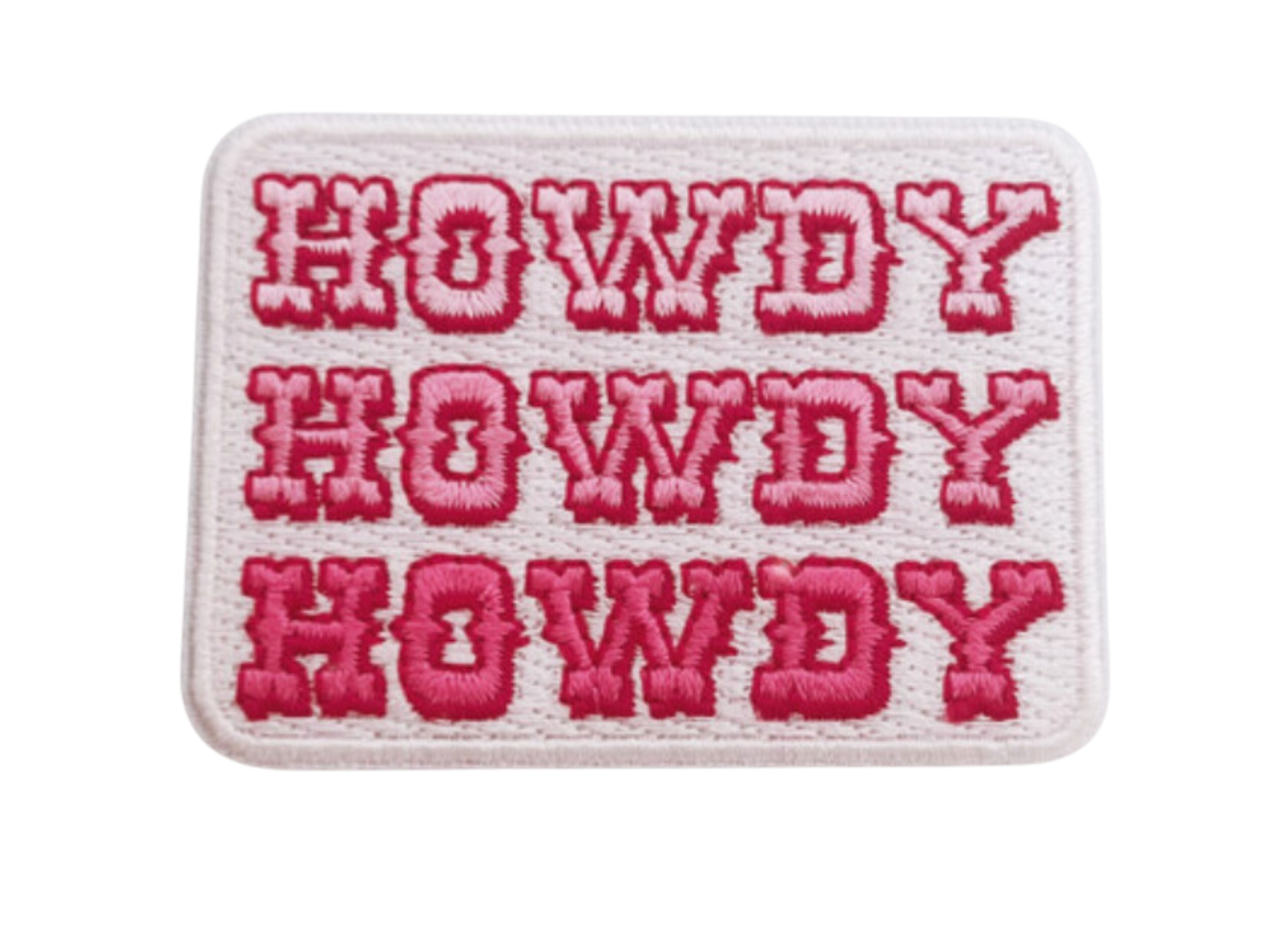 Iron On Patch - Howdy Howdy Howdy