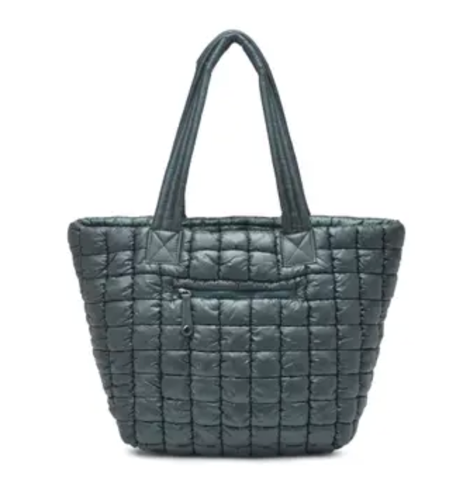 Breakaway Puffer Tote Bag - Hunter Green