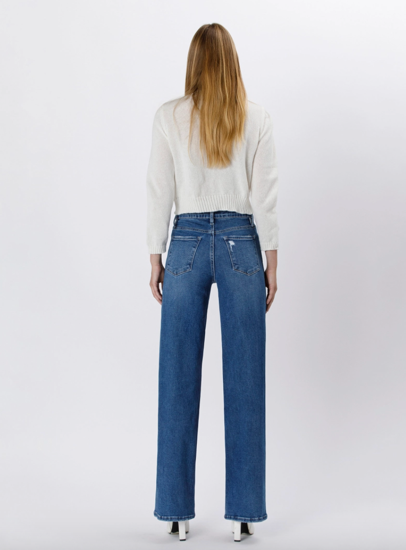 Aspen - Hi-Rise Wide Leg Denim