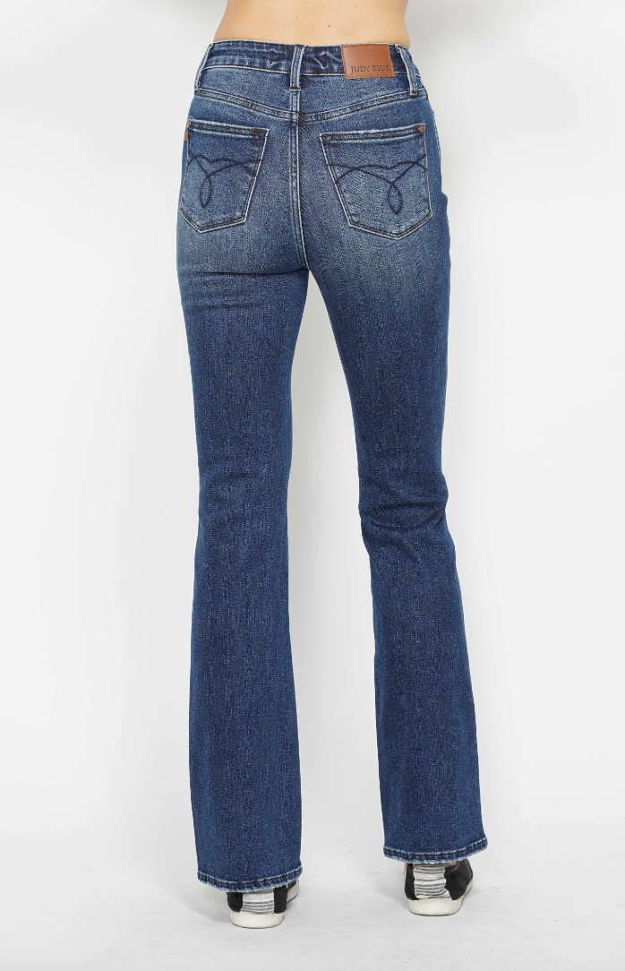 Adley - Hi-Rise Tummy Control Bootcut Jeans (Judy Blue)