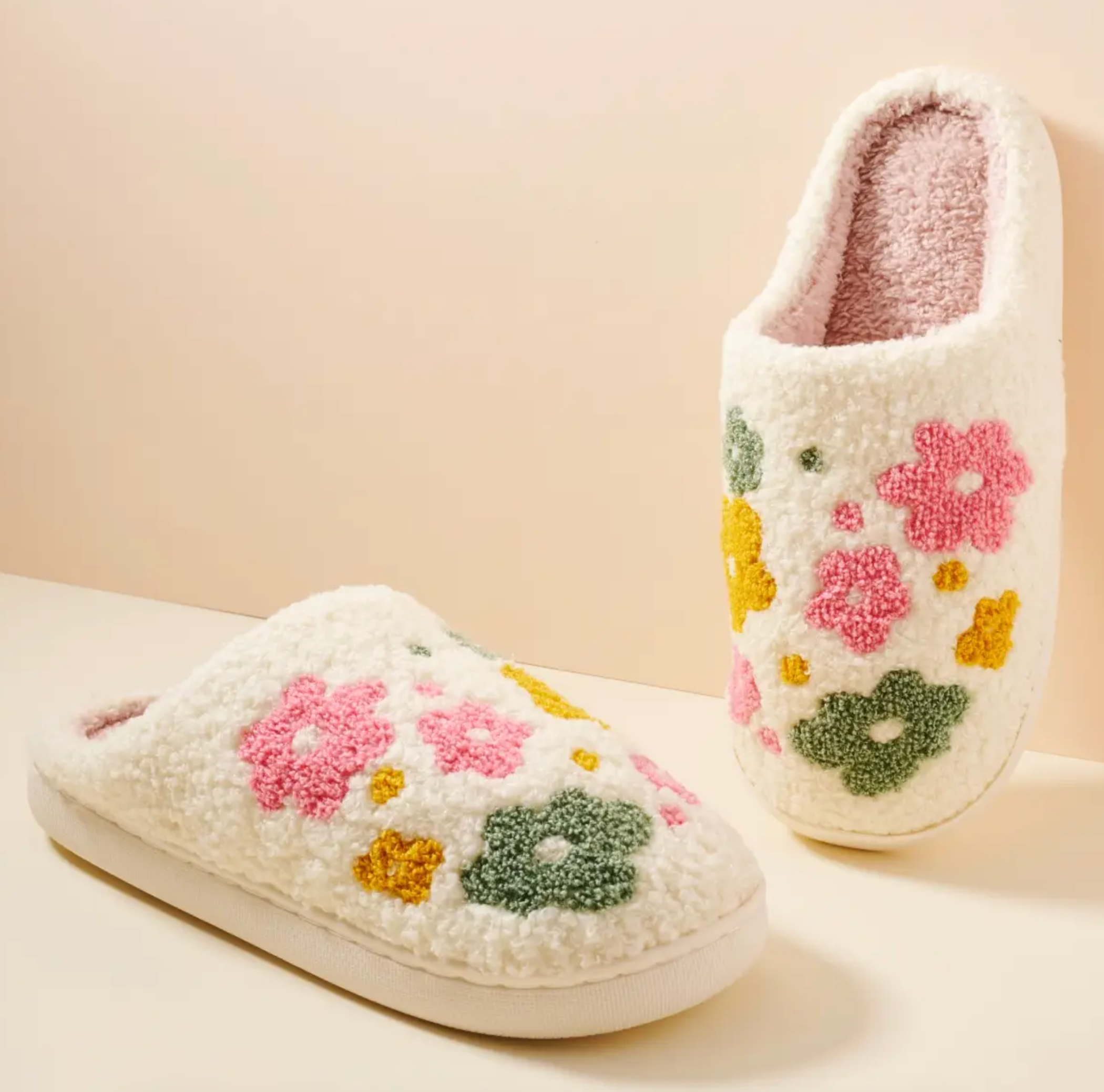 Multi Floral Slippers