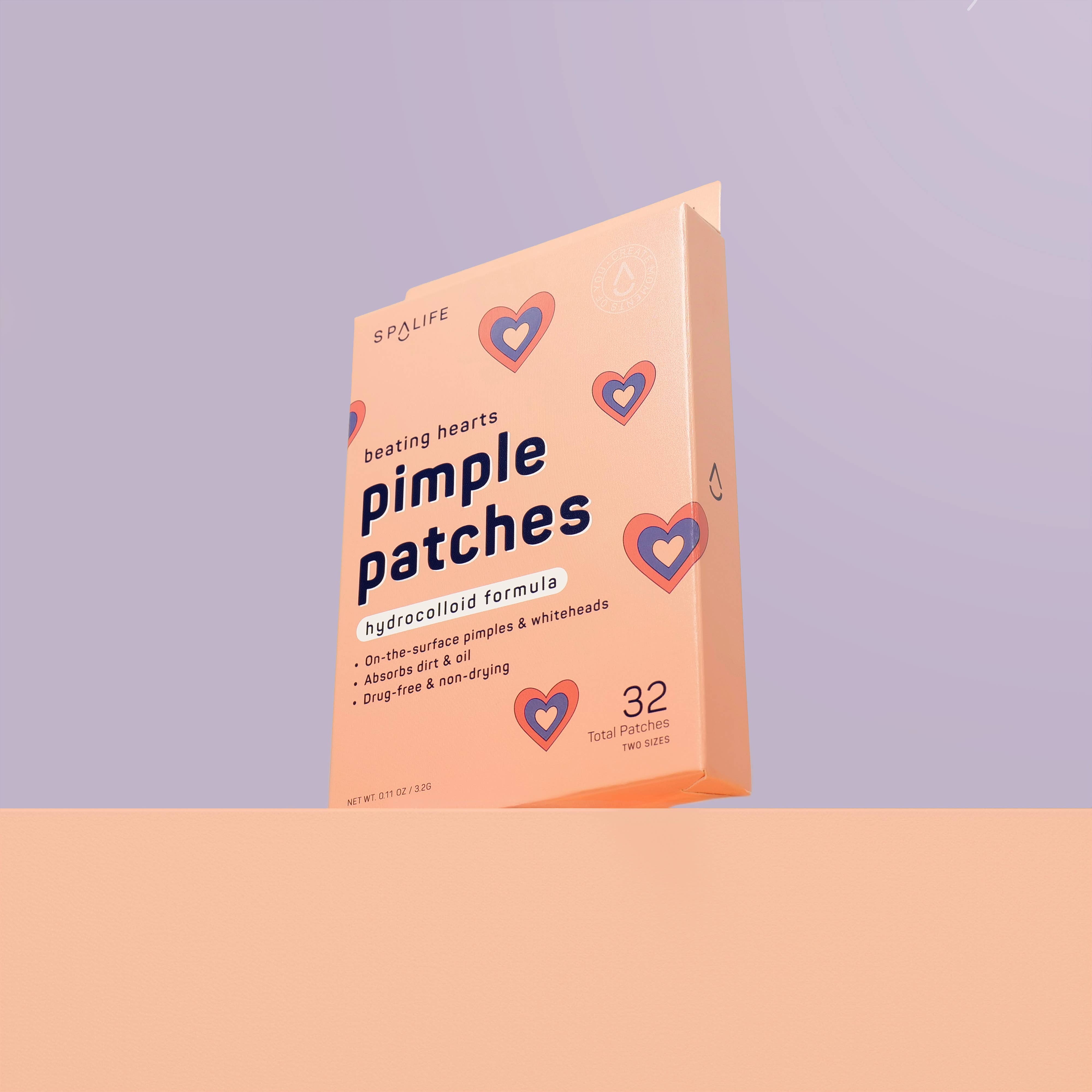 Beating Hearts Hydrocolloid Pimple Patches - 32 Ct