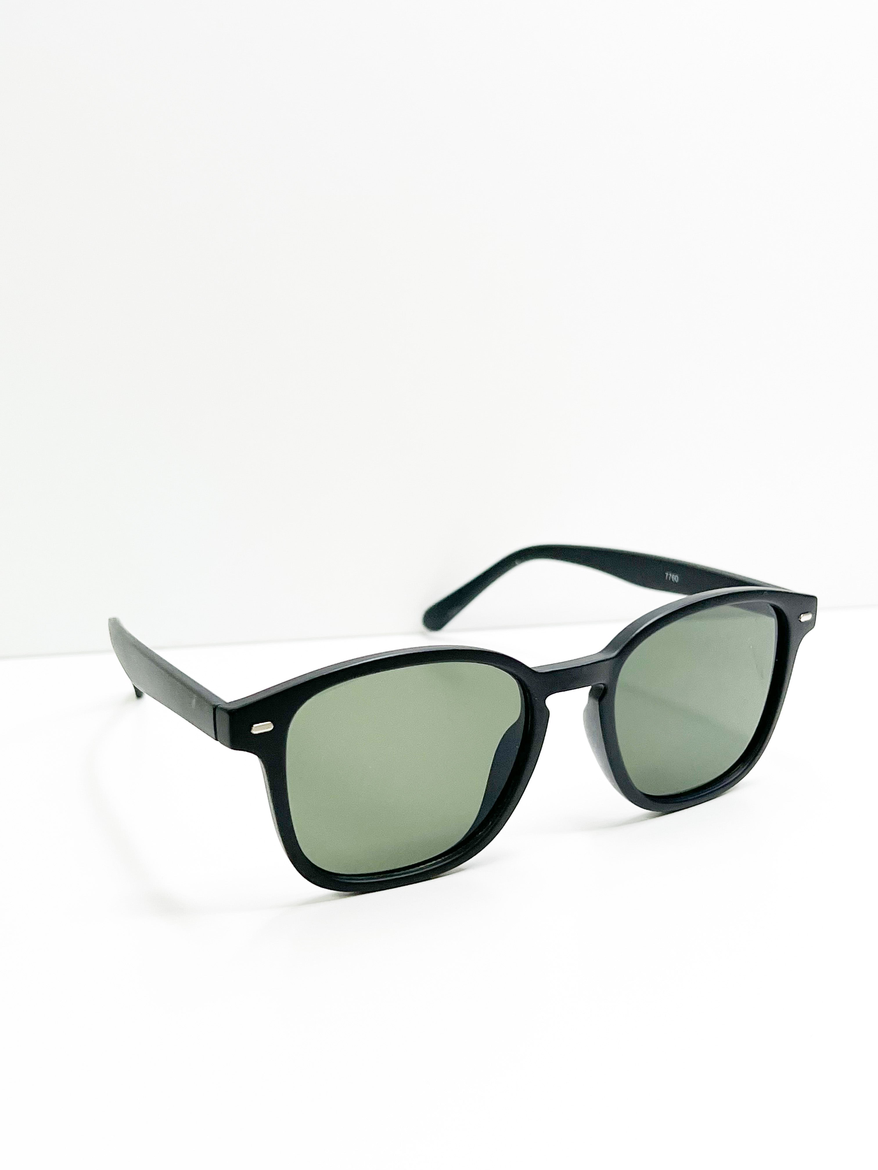 Dana - Black Square Frame Sunglasses