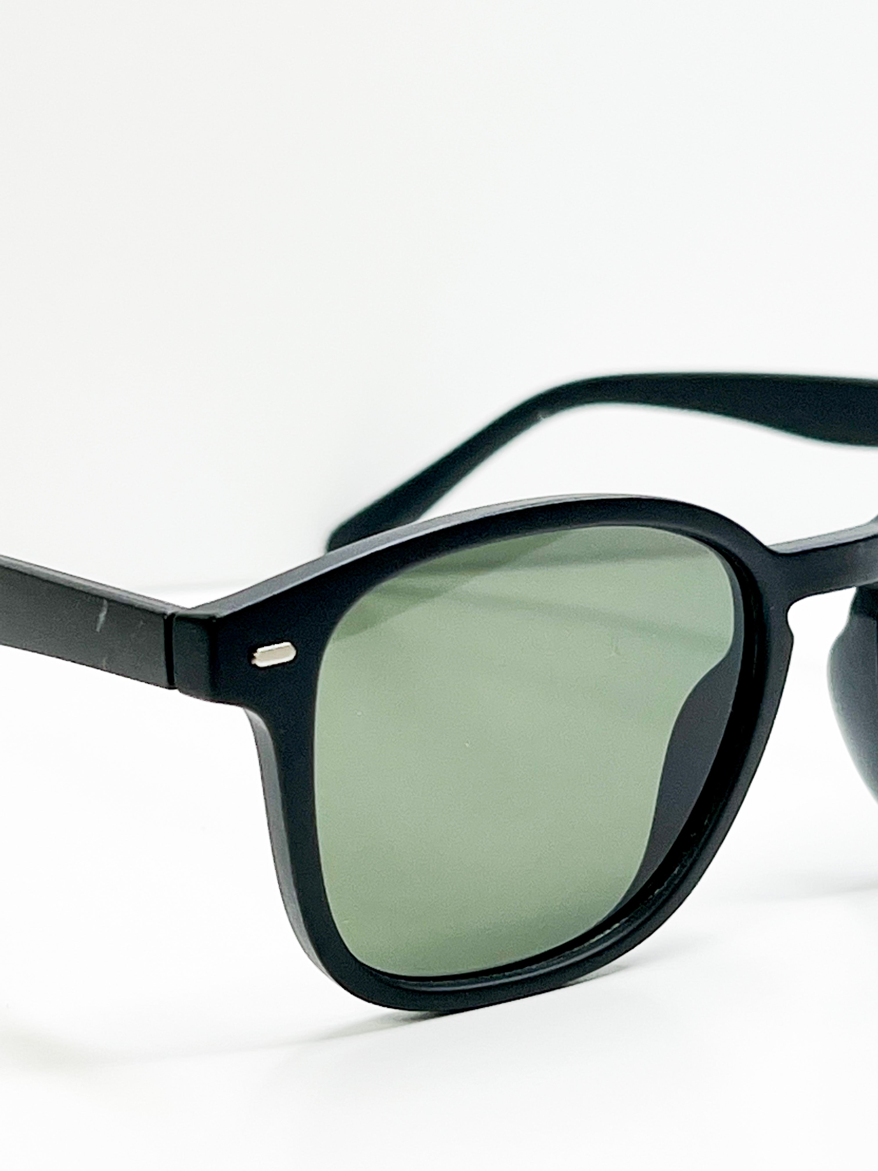 Dana - Black Square Frame Sunglasses