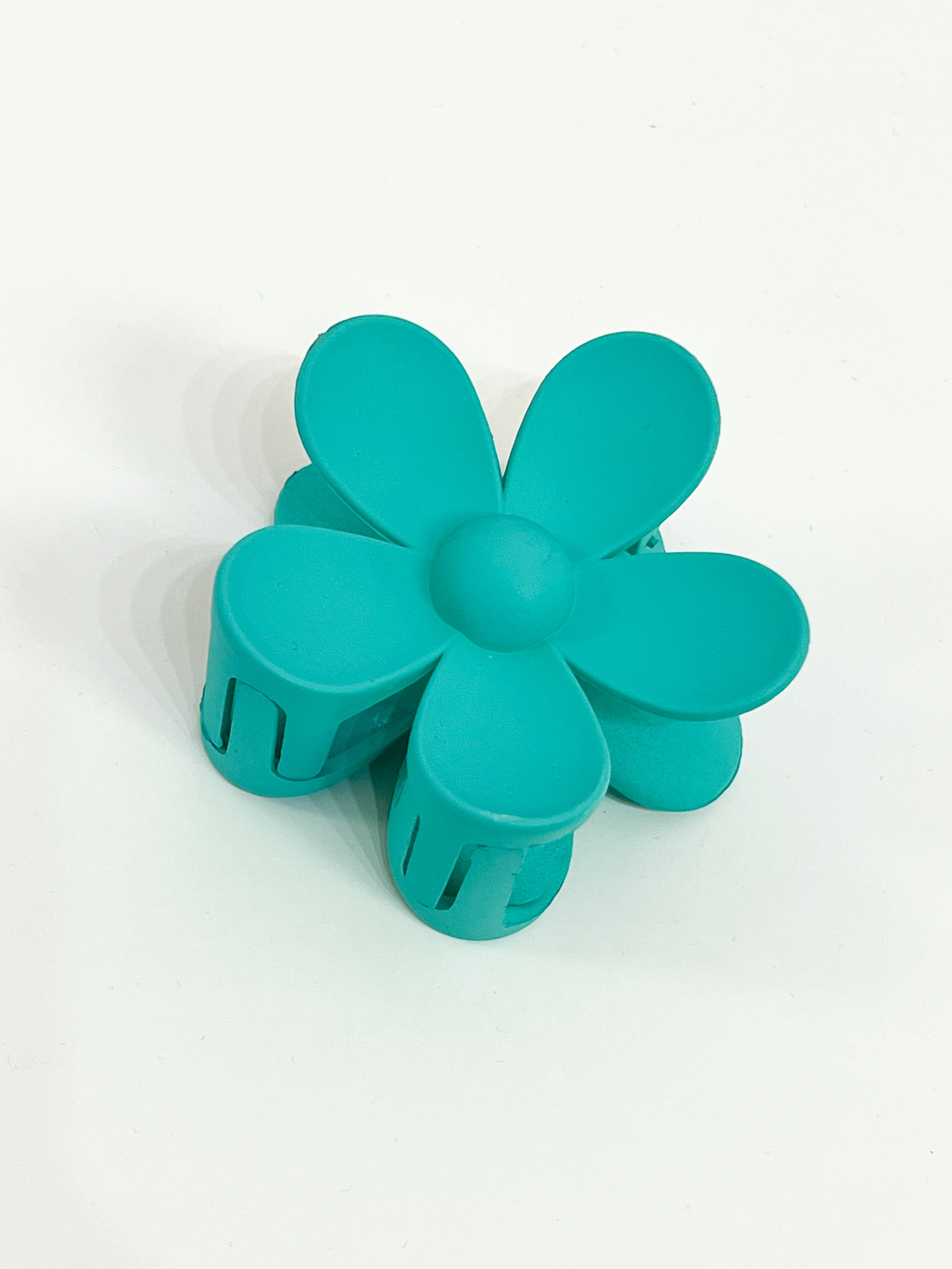 Tia - 3" Flower Hair Claw Clip