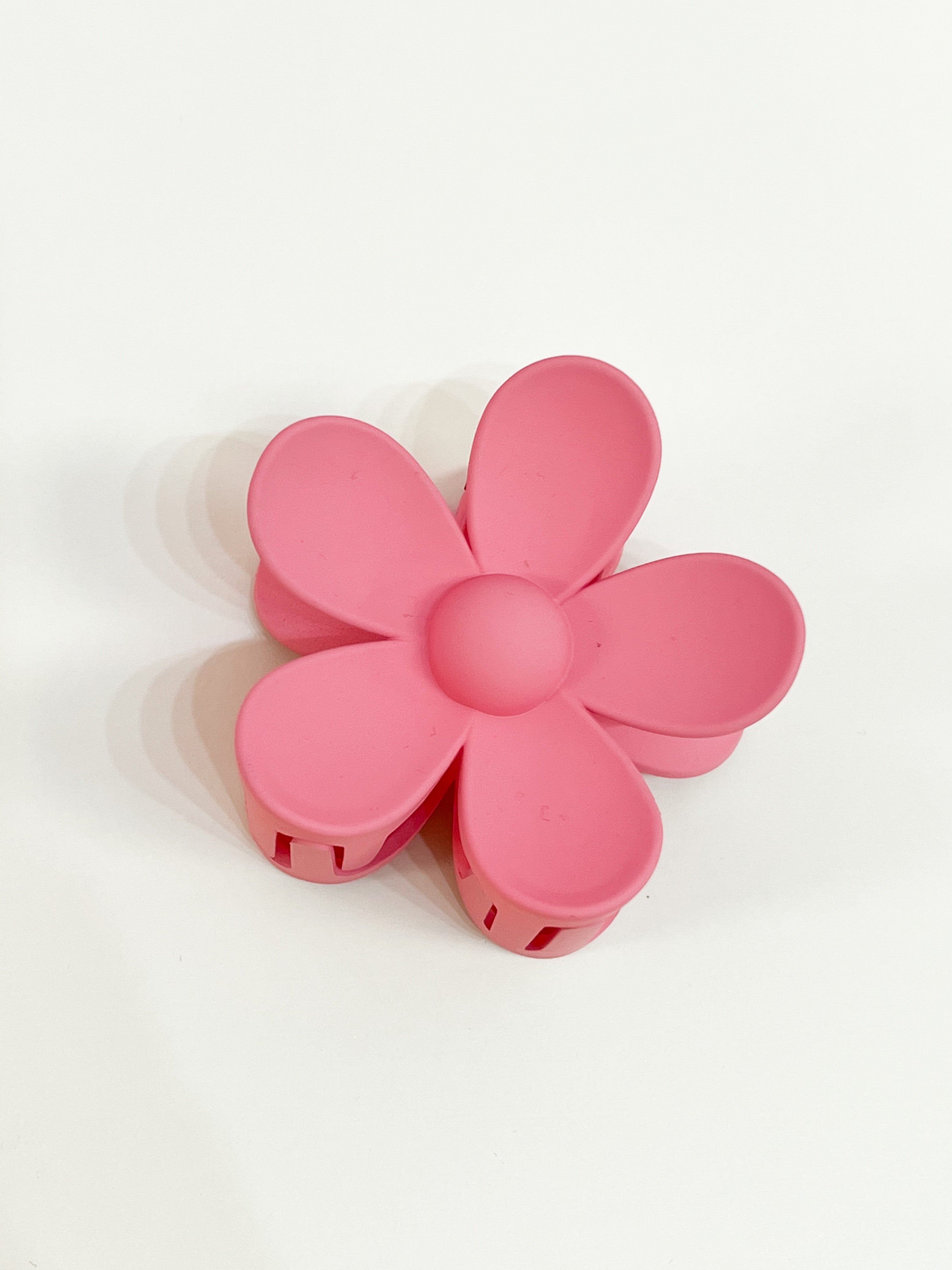 Tia - 3" Flower Hair Claw Clip