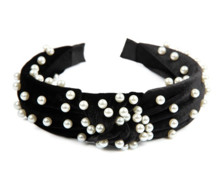 Pearl Velvet Headband