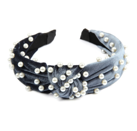 Pearl Velvet Headband