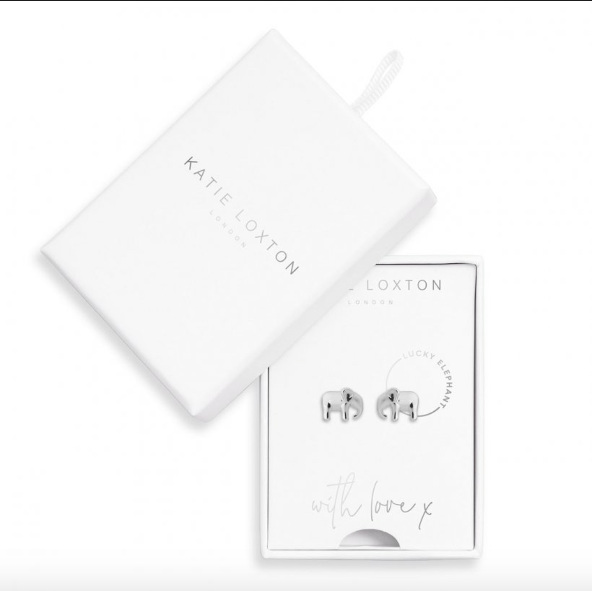 Katie Loxton - Elephant Boxed Stud Earrings