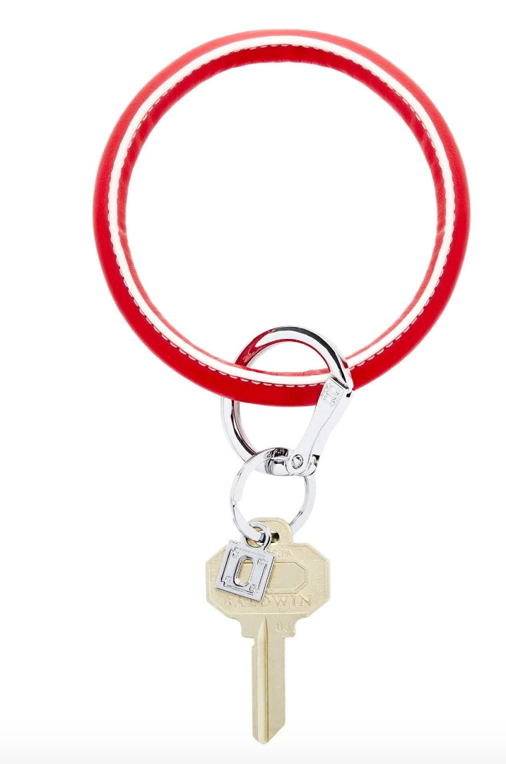 Big O Leather Key Ring