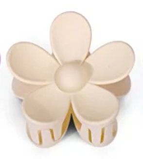 Tia - 3" Flower Hair Claw Clip