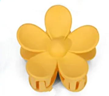 Tia - 3" Flower Hair Claw Clip