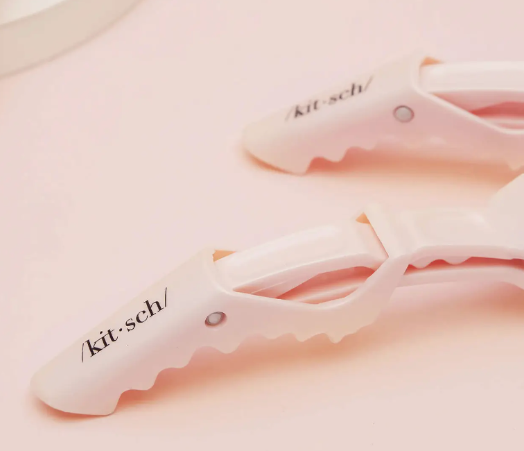 Kitsch - No Slip Crocodile Clip 3pc (Blush)