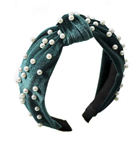 Pearl Velvet Headband