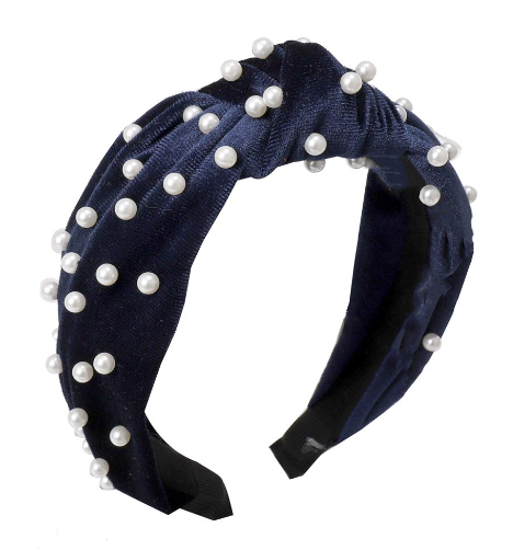 Pearl Velvet Headband