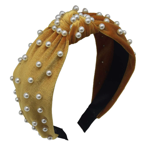 Pearl Velvet Headband