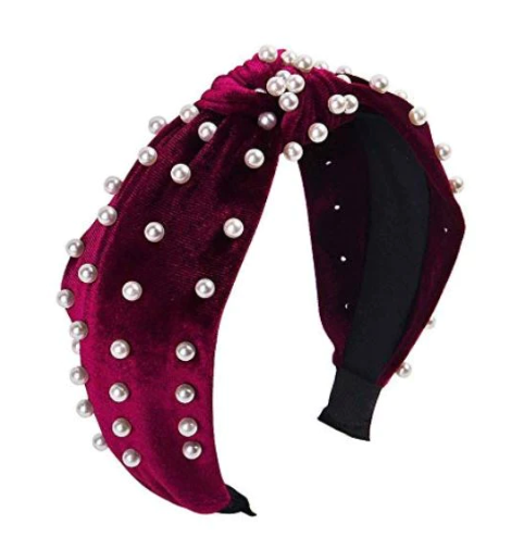 Pearl Velvet Headband