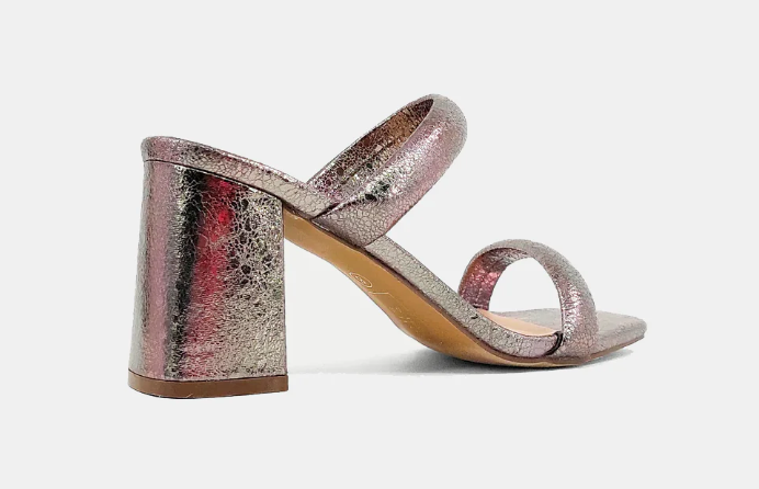 Farah - Double Strap Heel (Pewter)