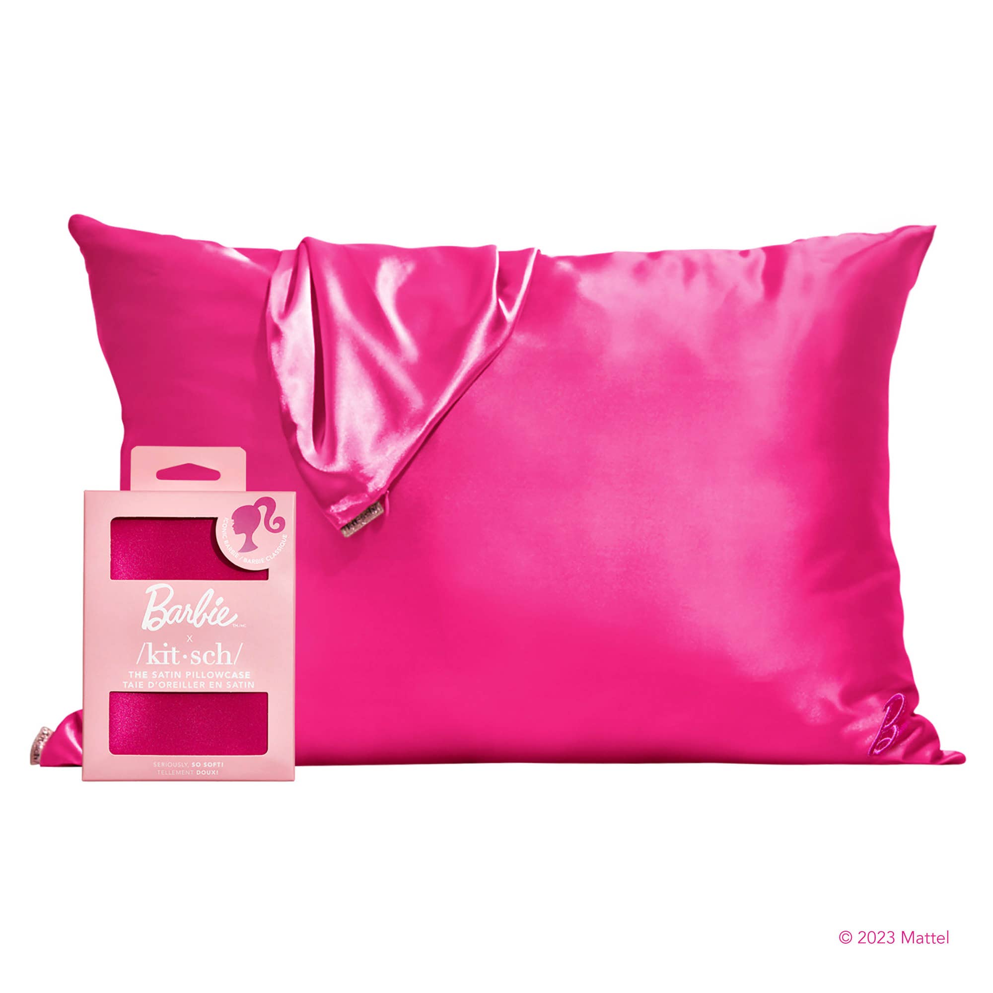 Barbie x kitsch Satin Pillowcase Iconic Barbie Mollie s Boutique